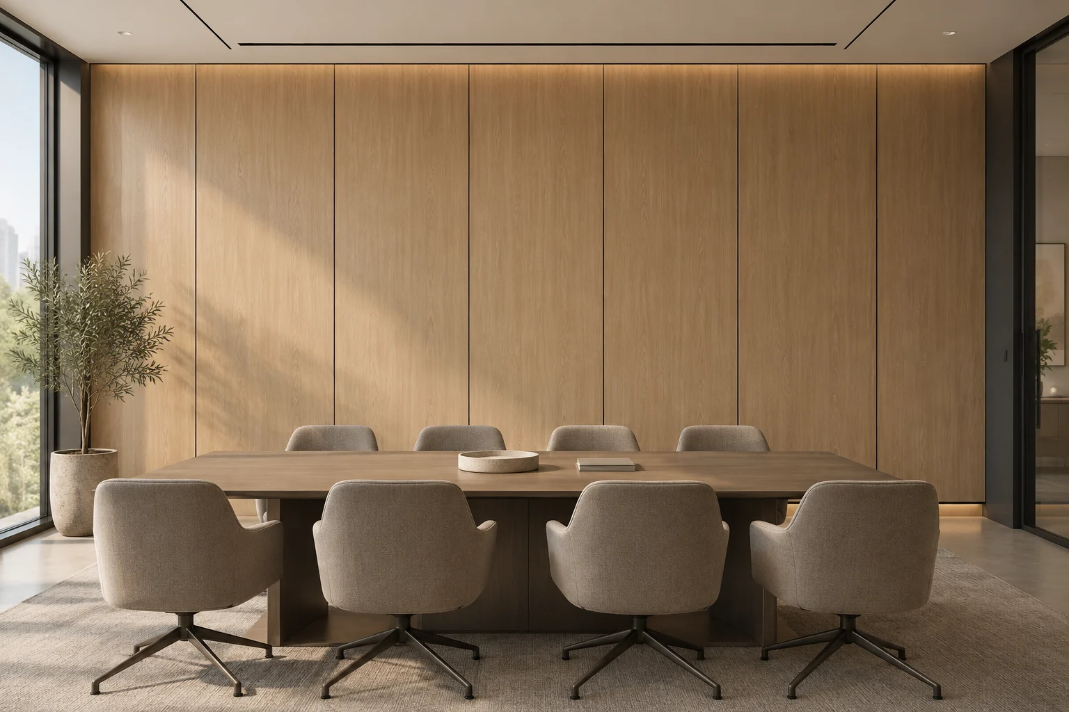 Veneer Paneling — Linear Oak — C5-WP-OF-CF-001