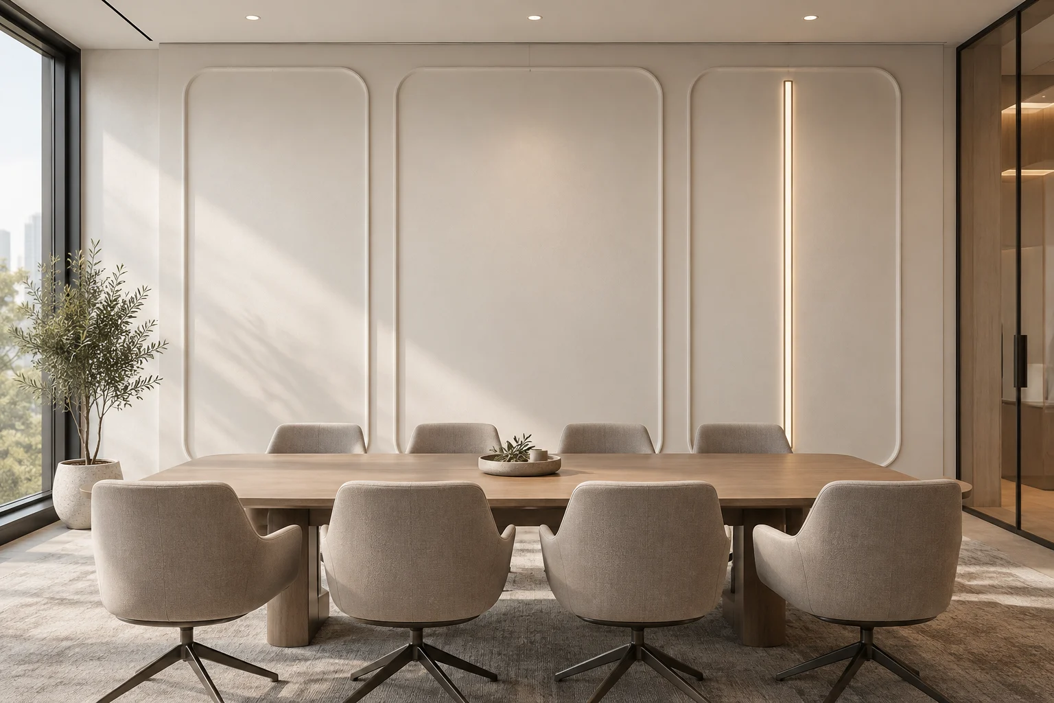 Decorative Painted Paneling — Soft Radius — C5-WP-OF-CF-006
