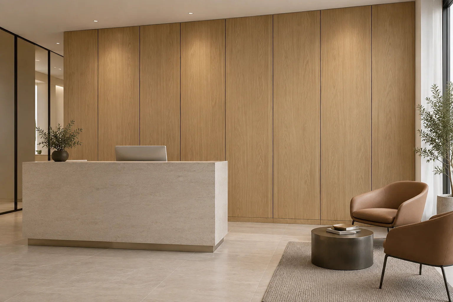 Veneer Paneling — Linear Oak — C5-WP-OF-RC-001