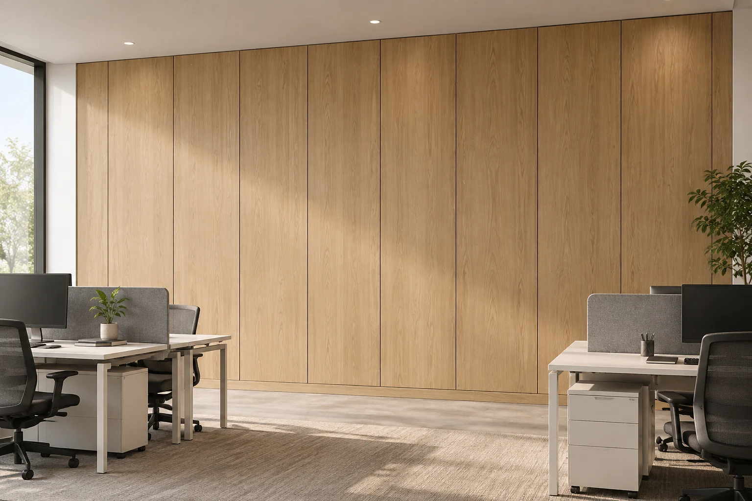 Veneer Paneling — Linear Oak — C5-WP-OF-WS-001