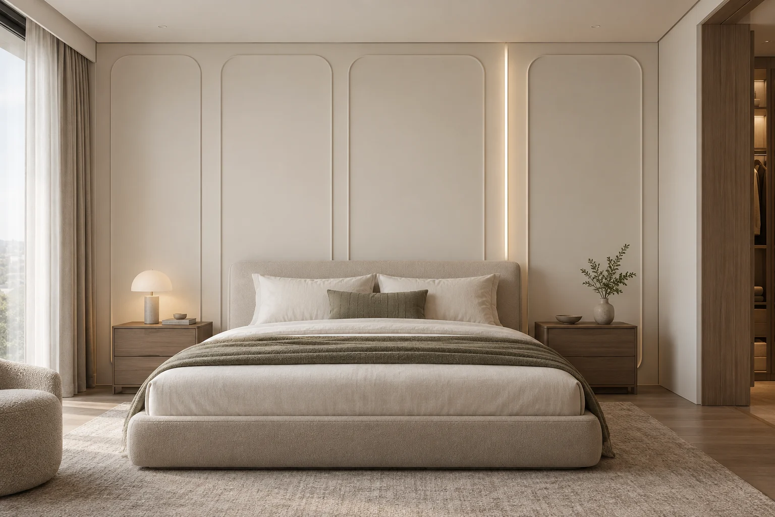 Decorative Painted Paneling — Soft Radius — C5-WP-RS-BR-006