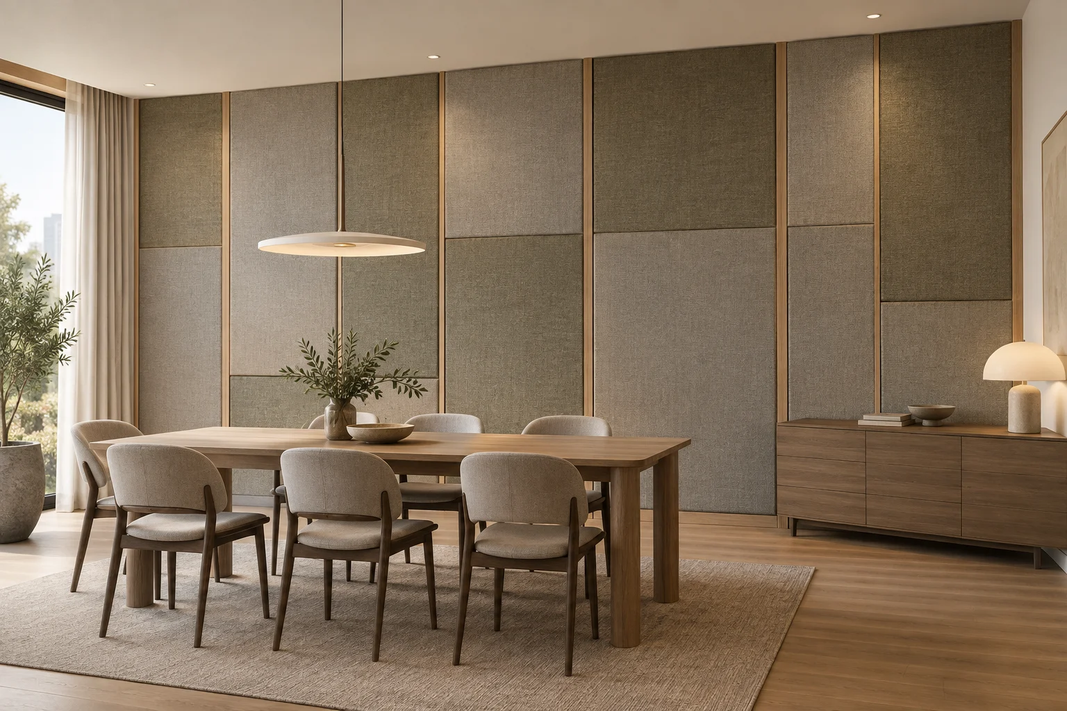 Acoustic Paneling — Textile Rhythm — C5-WP-RS-DN-005