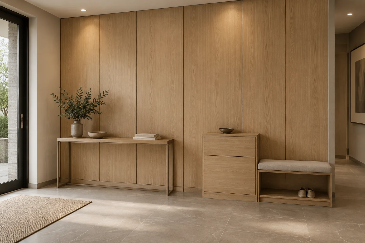 Veneer Paneling — Linear Oak — C5-WP-RS-FY-001