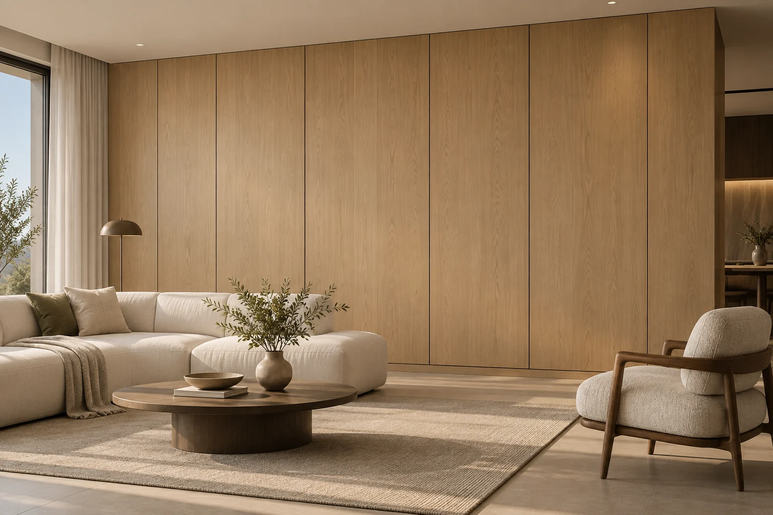 Veneer Paneling — Linear Oak — C5-WP-RS-LV-001