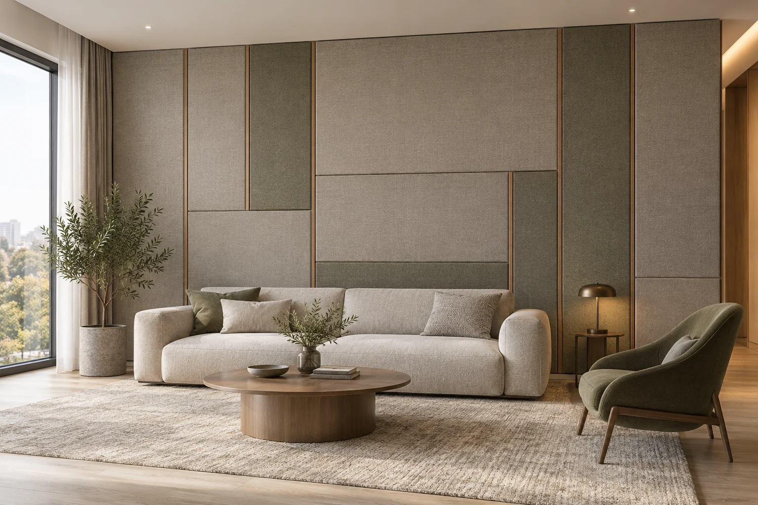 Acoustic Paneling — Textile Rhythm — C5-WP-RS-LV-005