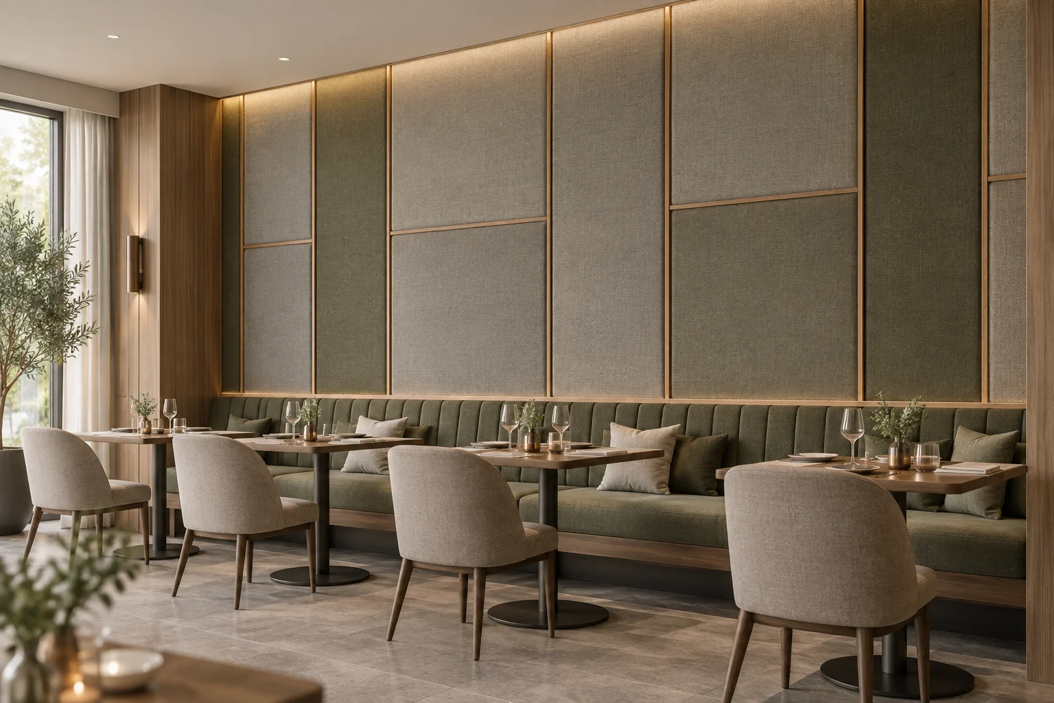 Acoustic Paneling — Textile Rhythm — C5-WP-RT-DN-005