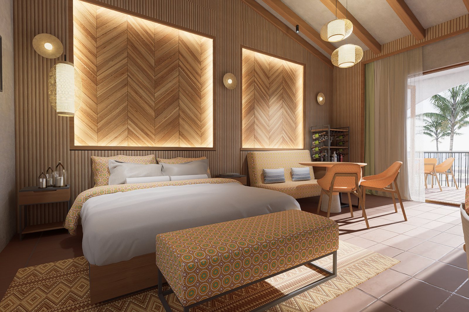 MAXICUN HOTEL ROOM INTERIOR — 3