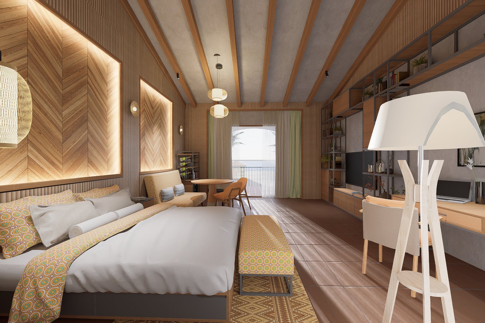 MAXICUN HOTEL ROOM INTERIOR — 4