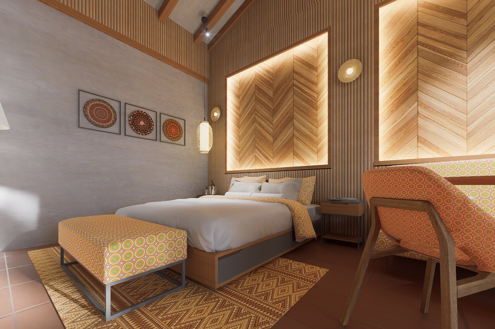 MAXICUN HOTEL ROOM INTERIOR — 7