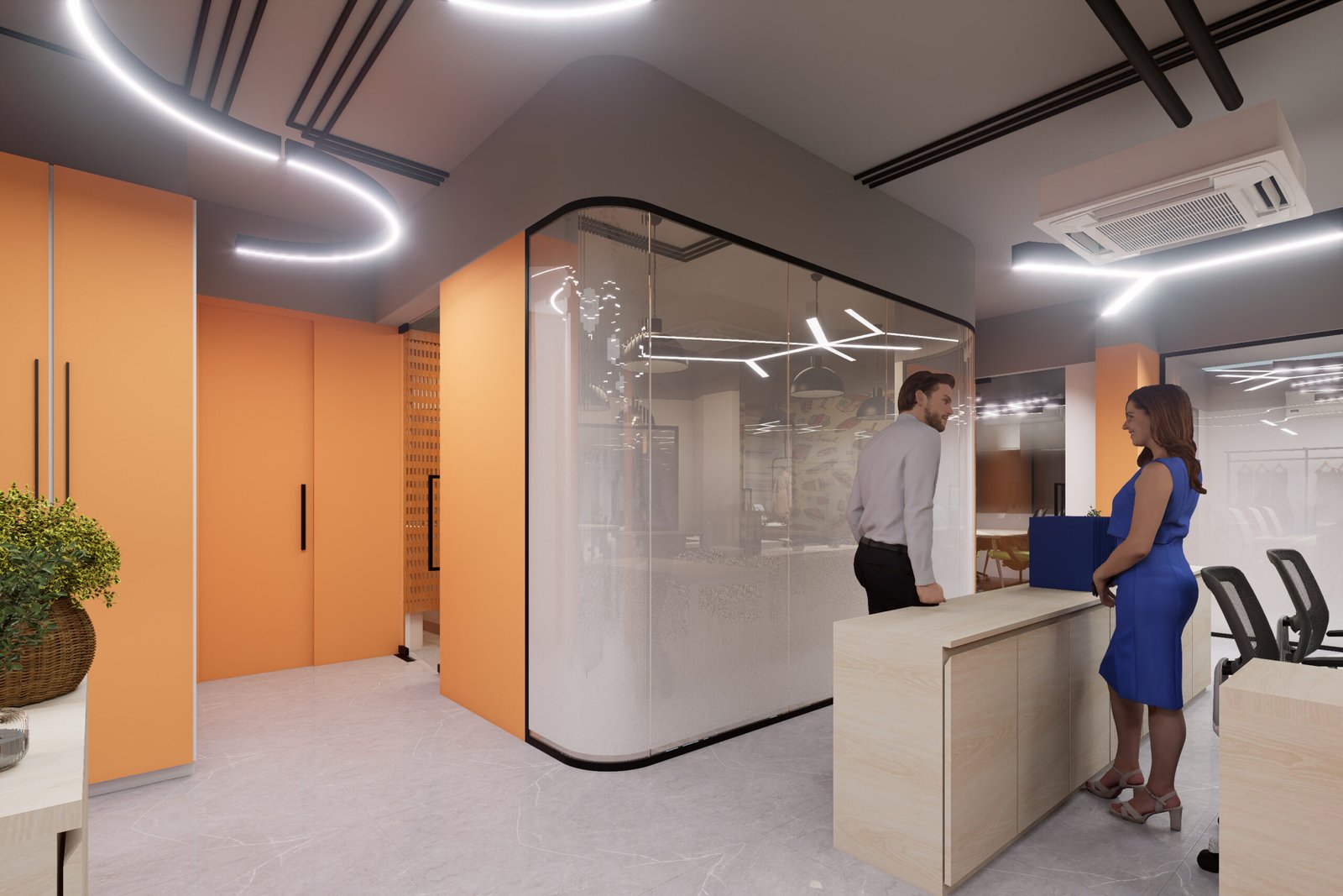 RAMS Fashion & Embroidery Office Interior — 24