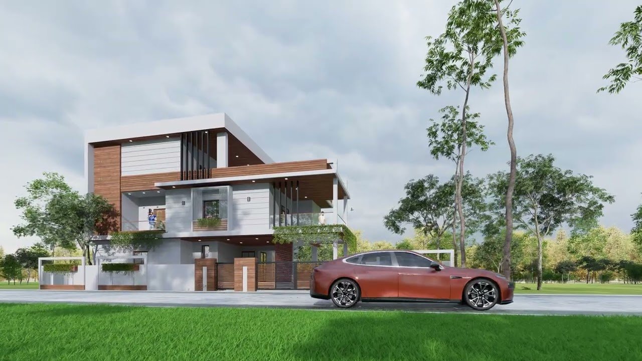 Modern Duplex House